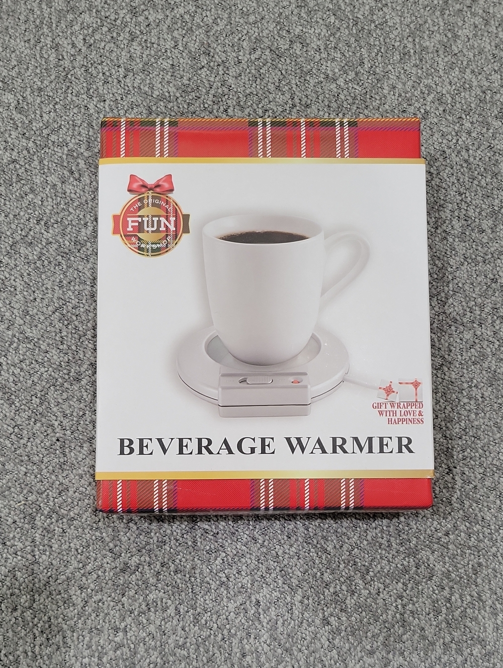 White Beverage Warmer - Electric Mug Heater